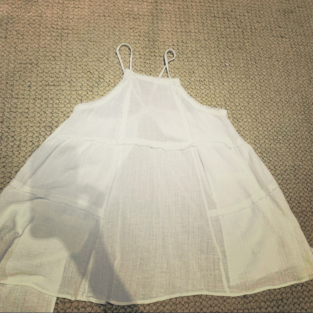 Linen white top Zara brand